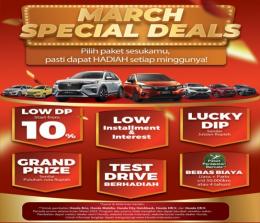 March Special Deals.